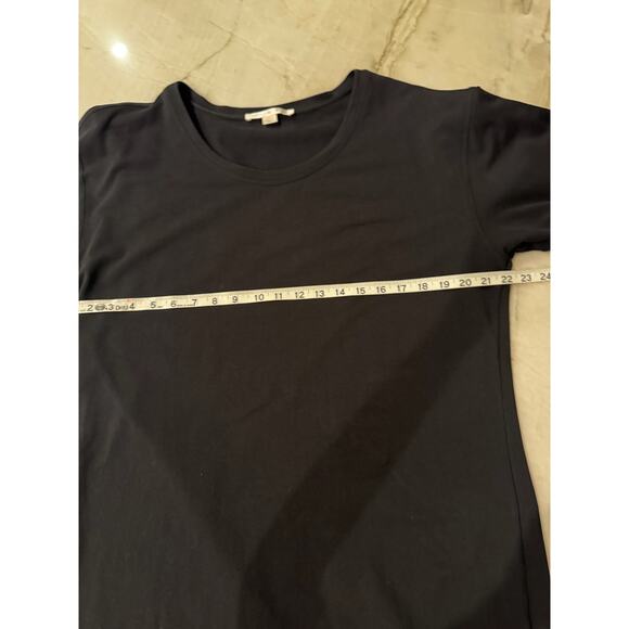 Boston Proper Dress Sz L - Travel Collection Knee Length Black Long Sleeve Knit - Picture 8 of 11